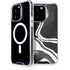 Black Marble Ink iPhone 15 Pro MagSafe Case